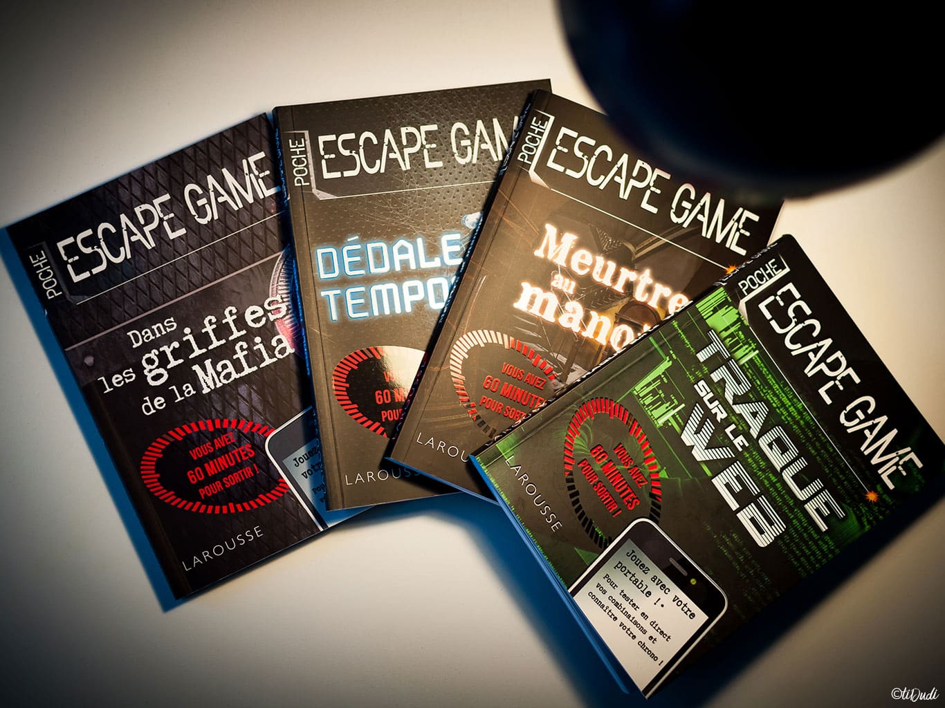 Collection Escape game de poche de Nicolas Trenti chez Larousse