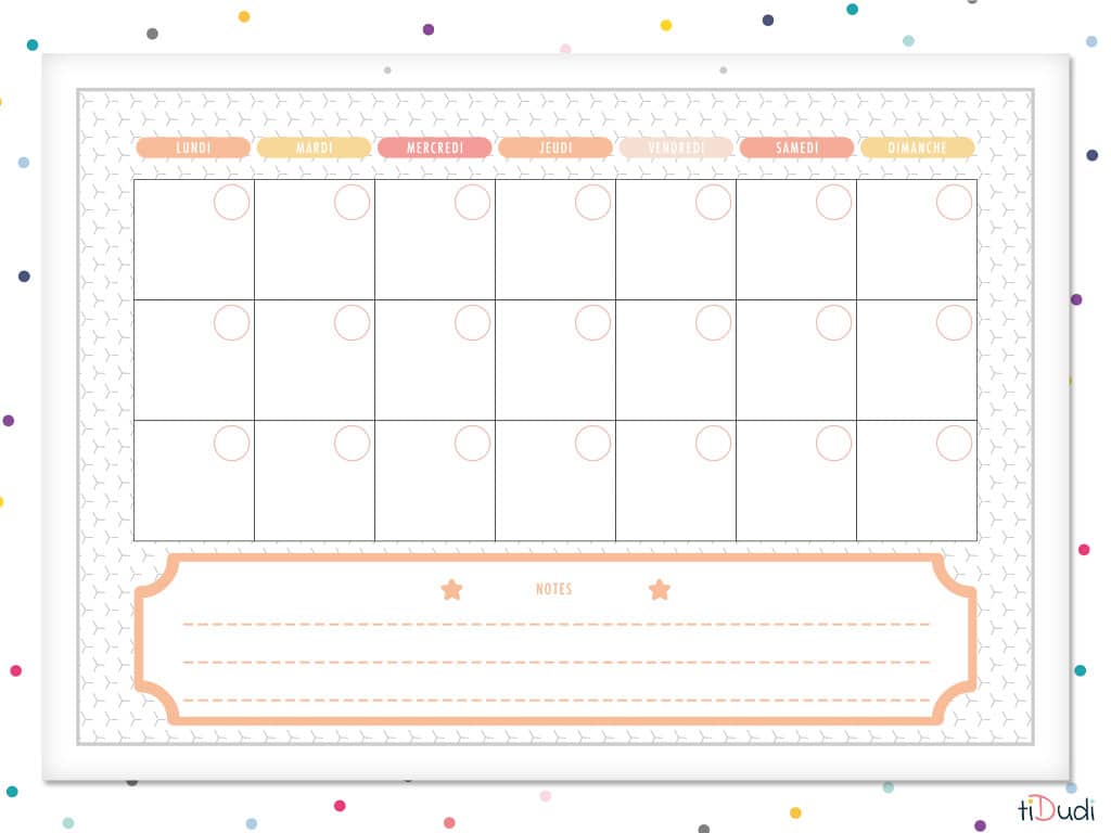 calendrier perpétuel double page